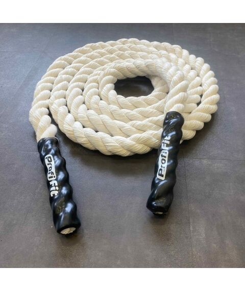 Оборудование для спортивных залов:  Канат для перетягивания (хб) D40 мм, 10 м PROFI-FIT фотографии