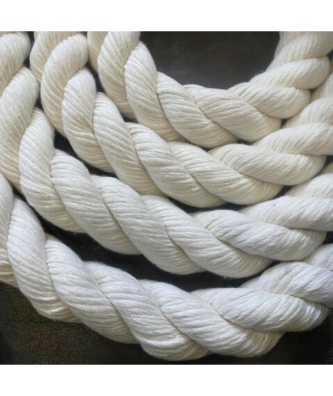 Оборудование для спортивных залов:  Канат для перетягивания (хб) D40 мм, 15 м PROFI-FIT фотографии