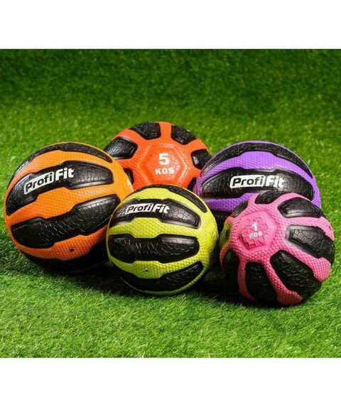 Фитнес оборудование:  Медбол PROFI-FIT 5 кг фотографии