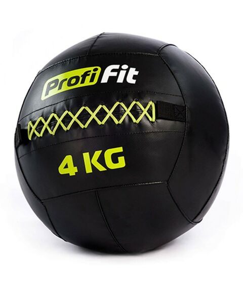 Фитнес оборудование:  Медицинбол набивной (Wallball) PROFI-FIT 4 кг фотографии