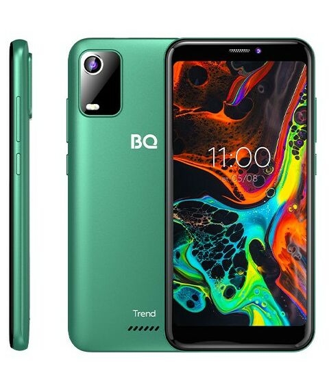 Смартфоны: Смартфон BQ 5560L Trend Emerald Green UNISOC SC9832E, 4, 1.4 GHZ, Android 11 Go, 1 GB, 8 GB, 2G, 3G, 4G, WiFi, Bluetooth, GPS GPS, A-GPS, Глонасс, VoWiFi, VoLTE, 5.45" фотографии