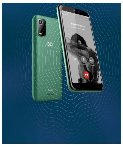 Смартфоны: Смартфон BQ 5560L Trend Emerald Green UNISOC SC9832E, 4, 1.4 GHZ, Android 11 Go, 1 GB, 8 GB, 2G, 3G, 4G, WiFi, Bluetooth, GPS GPS, A-GPS, Глонасс, VoWiFi, VoLTE, 5.45" фотографии