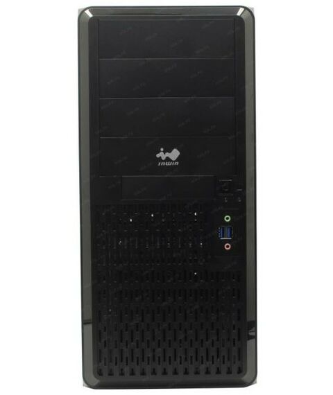 Корпуса компьютерные: Корпус INWIN PE689 Black Miditower без БП ATX 2xUSB 3.0+Fan+Audio+2SATА [6141921] фотографии