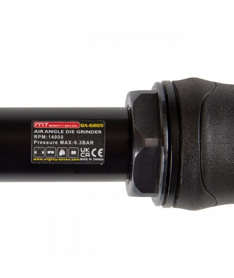 Пневмошлифмашины: Пневматическая бормашина (шарошка) MIGHTY SEVEN QA-6205A 6 мм, 14500 об/мин, угловая фотографии