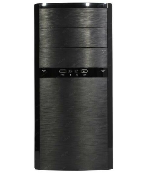 Корпуса компьютерные: Корпус PowerMAN ES722 Black Minitower 400W 2*USB 2.0, HD, Audio mATX [6111491] фотографии