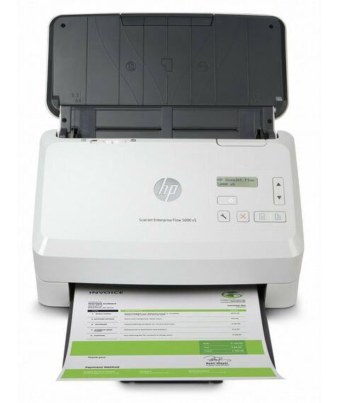 Сканеры: Сканер HP ScanJet Enterprise Flow 5000 s5 потоковый, протяжный, А4, 130 стр/мин [6FW09A] фотографии