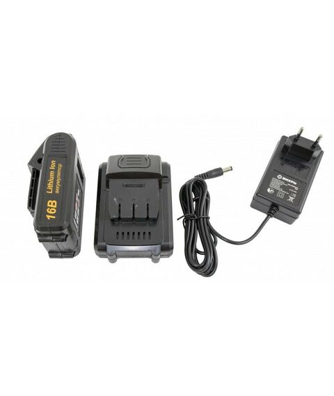 Дрели и шуруповерты: Дрель-шуруповерт аккумуляторная Вихрь ДА-16Л-2К безударный, быстрозажимной, 400/1400 об/мин, 42/20 Нм, 16 В, 2 А*ч, 1.3 кг, кейс [72/14/32] фотографии