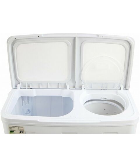 Стиральные машины: Стиральная машина WILLMARK WMS-95G белая, стеклянная крышка, фиолетовые цветы фотографии