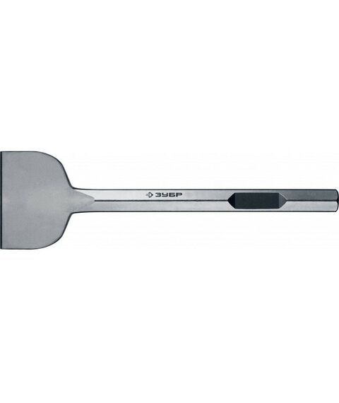 Буры, пики, коронки, сверла: Зубило лопаточное Зубр Профессионал 125 х 400 мм БУРАН HEX 28 [29372-125-400] фотографии