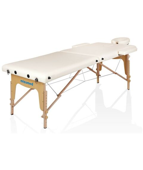 Массажные столы:  Массажный складной стол Mizomed Standart 2 крем фотографии