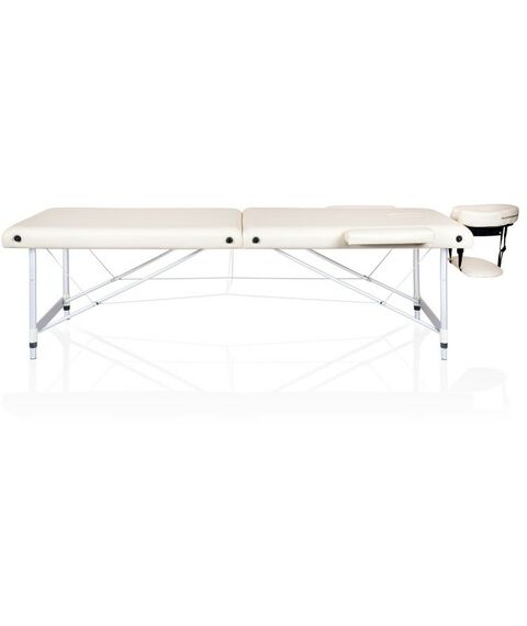Массажные столы:  Массажный складной стол Mizomed Standart AL 2 крем фотографии