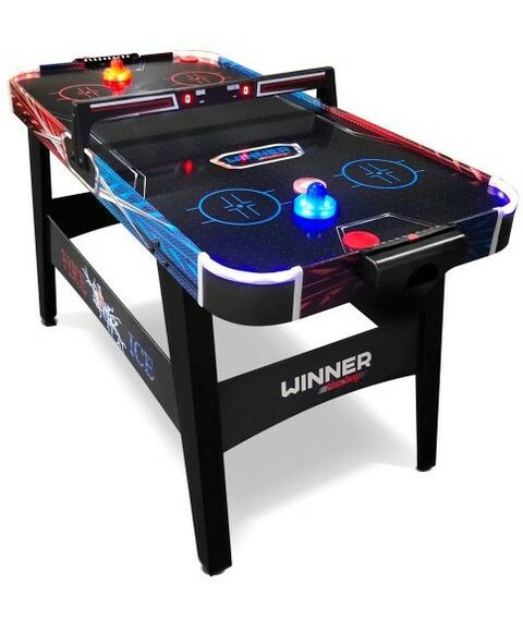 Аэрохоккей: Игровой стол - аэрохоккей Winner Fire & Ice 4ф фотографии
