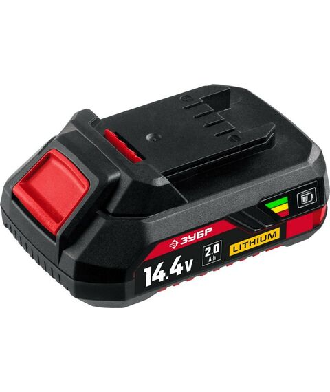 Аккумуляторы и ЗУ для инструмента, свечи зажигания: Аккумуляторная батарея Зубр АКБ-С1-14-2 14.4В, Li-Ion, 2Ач, тип С1 фотографии