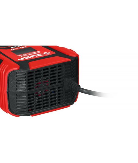 Зарядные и пуско-зарядные устройства: Автоматическое зарядное устройство Зубр АЗУ-140 6/12 В, 6А [59310] фотографии