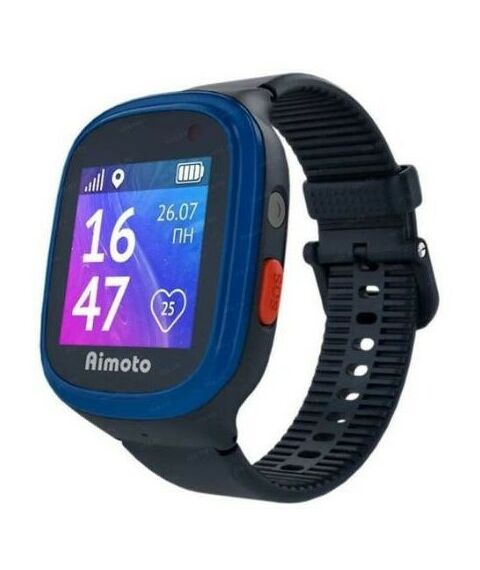 Детские часы с GPS-трекером: Умные часы Aimoto START 2 KNOPKA BLACK [9900202] фотографии