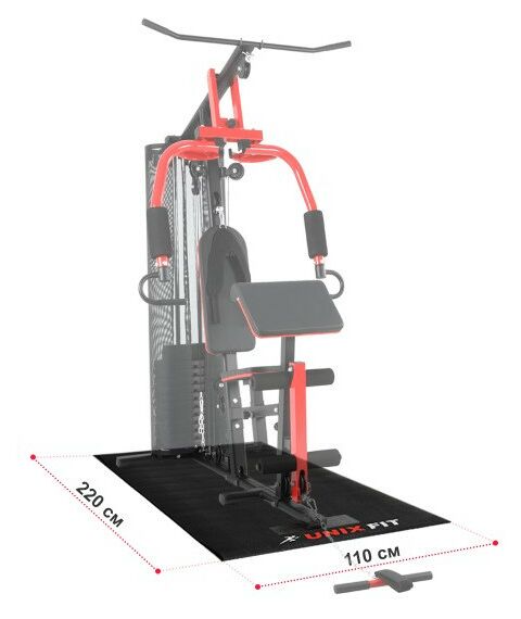 Аксессуары для тренажеров: Коврик для кардиотренажёров UNIXFIT 220x110x0.6 см фотографии