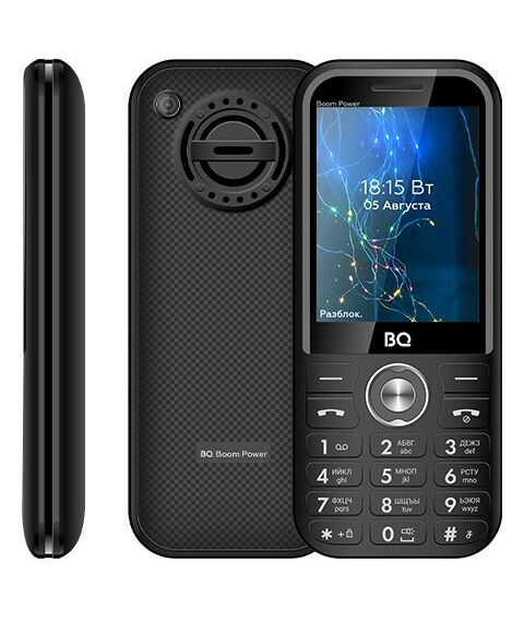 Сотовые телефоны GSM: Мобильный телефон BQ 2826 Boom Power черный фотографии