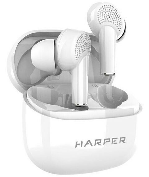 Наушники и гарнитуры: Наушники HARPER HB-527 White фотографии