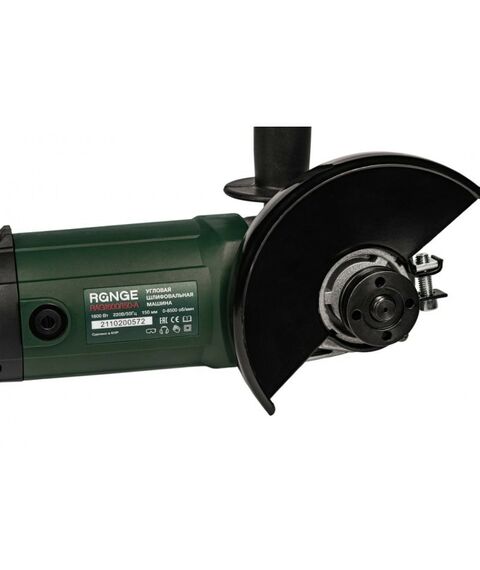Угловые шлифмашинки (болгарки): Угловая шлифовальная машина RANGE RAG1600/150-A 150мм, 1600Вт,0-8500об/мин, регулировка оборотов фотографии