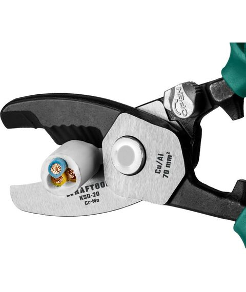 Кабелерезы: Кабелерез KRAFTOOL KSD-20 с двойными режущими кромками [23332-20] фотографии