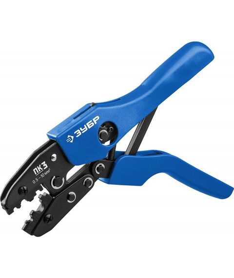 Электромонтажный инструмент: Пресс-клещи Зубр Профессионал ПК-3 для медных наконечников и гильз 0,5 - 10 мм.кв [45456-3] фотографии