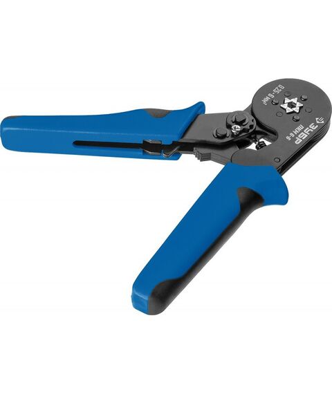 Электромонтажный инструмент: Пресс-клещи Зубр Профессионал ПКМ-6-6 для втулочных наконечников 0.25 - 6 мм.кв [22654_z01] фотографии