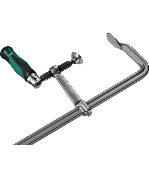 Тиски, струбцины, наковальни, верстаки: Струбцина KRAFTOOL FORGE FF-200/100 тип F 200/100 мм, 450 кгс [32014-100-200] фотографии