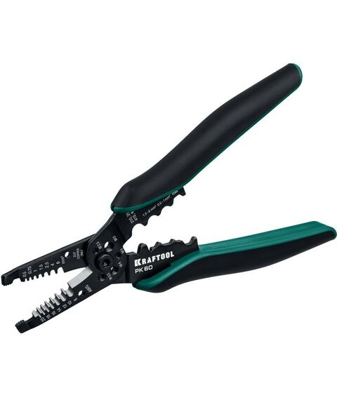 Электромонтажный инструмент: Стриппер многофункциональный KRAFTOOL PK-60 0.5 - 6 мм2 [22658] фотографии