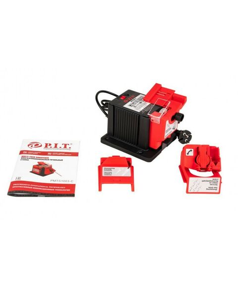 Все для заточки инструмента: Станок для заточки сверл, ножей, ножниц P.I.T. PMTS1003-C 65Вт, 3-10мм, 6700 об/мин фотографии
