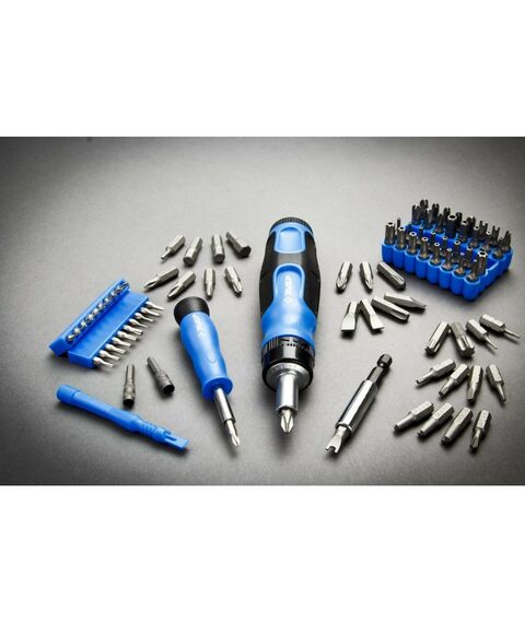 Отвертки: Набор: отвертка реверсивная с насадками Зубр 25237-H129 129 шт фотографии