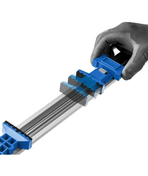 Тиски, струбцины, наковальни, верстаки:  Зубр 32232-2 ЗУБР УЗН-140 1400 мм шина направляющая [32232-2] фотографии