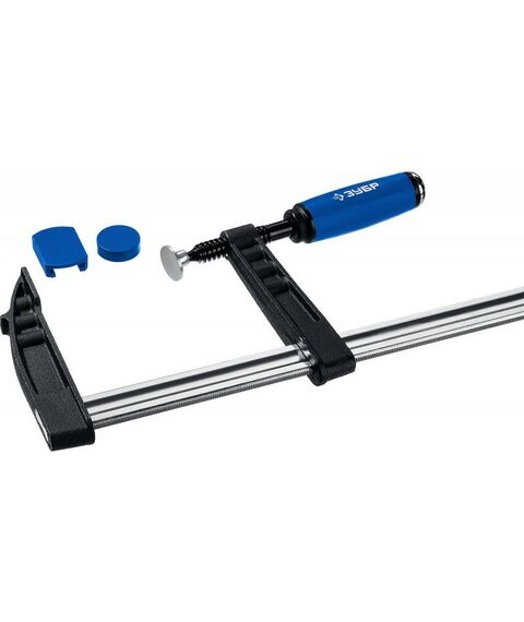 Тиски, струбцины, наковальни, верстаки: Струбцина Зубр ПС-1000/120 тип F 1000/120 мм [32155-120-1000_z01] фотографии