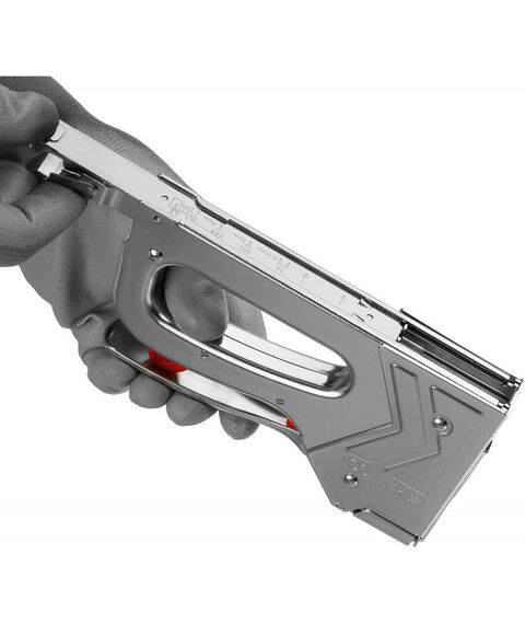 Степлеры: Стальной рессорный степлер KRAFTOOL HARD-53 тип 53(6-16мм)/300/500 [3180] фотографии