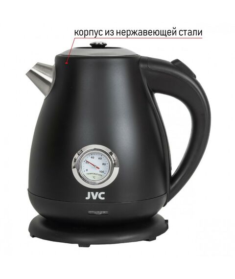 Чайники, термопоты: Чайник JVC JK-KE1717 black фотографии