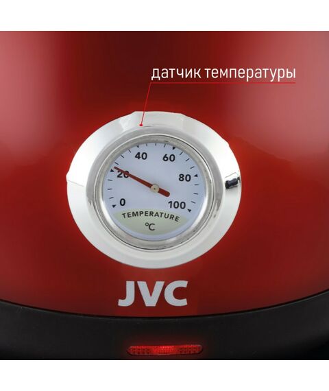 Чайники, термопоты: Чайник JVC JK-KE1717 red фотографии