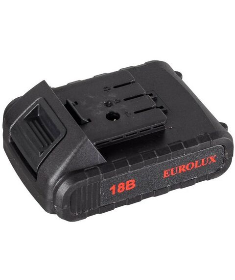 Дрели и шуруповерты: Дрель-шуруповерт аккумуляторная Eurolux ДА-18/2Li безударный, быстрозажимной, 0-400, 0-1400 об/мин, 30/12 Нм, 18В, 1.5 А*ч, 1.3 кг, кейс [72/14/40] фотографии