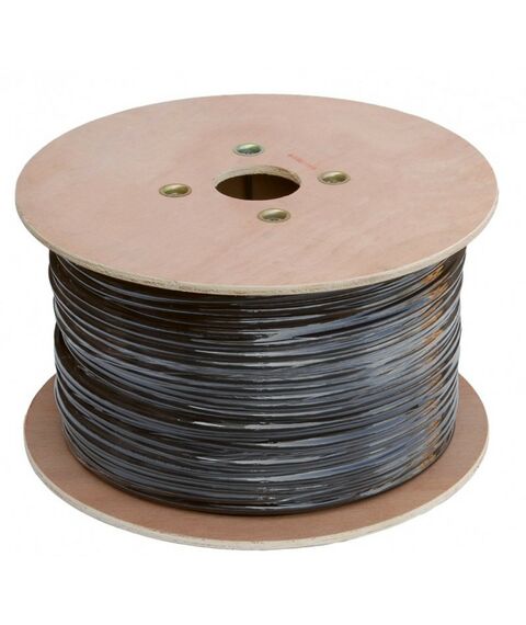 Кабель и разъемы: Кабель Netlan EC-UF025-5-PE-BK-3 F/UTP 25 пар, Кат.5, внешний, PE -40C, одножильный, 100МГц, черный, 305м фотографии
