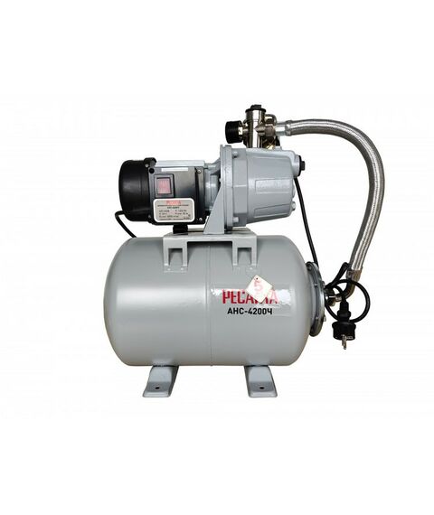 Насосы и насосные станции: Автономная насосная станция РЕСАНТА АНС-4200Ч 1200 Вт, напор 42 м, 70 л/мин, гидроаккумулятор 24 л, глубина всасывания 9 м, 1" фотографии