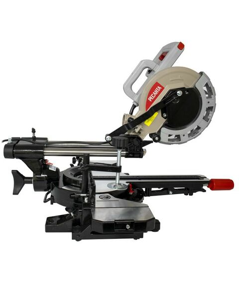 Торцовочные пилы: Торцовочная пила РЕСАНТА ТП-210ПЛ 1800 Вт, 5000 об/мин, диск 210 мм, лазер, протяжка [75/18/4] фотографии