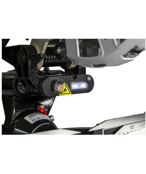 Торцовочные пилы: Торцовочная пила РЕСАНТА ТП-210ПЛ 1800 Вт, 5000 об/мин, диск 210 мм, лазер, протяжка [75/18/4] фотографии