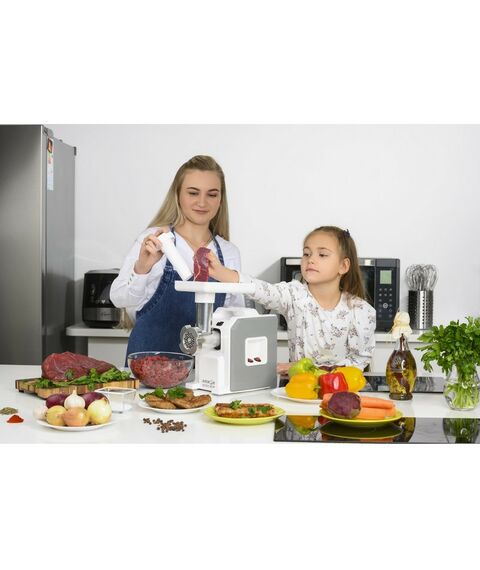 Мясорубки: Мясорубка Аксион М43.02 1900 Вт, реверс фотографии