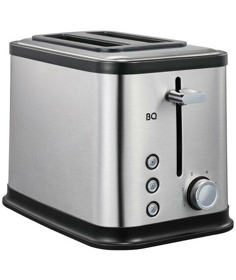 Тостеры: Тостер BQ T1005 чёрный-стальной фотографии