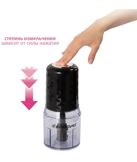 Блендеры: Измельчитель электрический Endever Sigma-59 черный [80875] фотографии