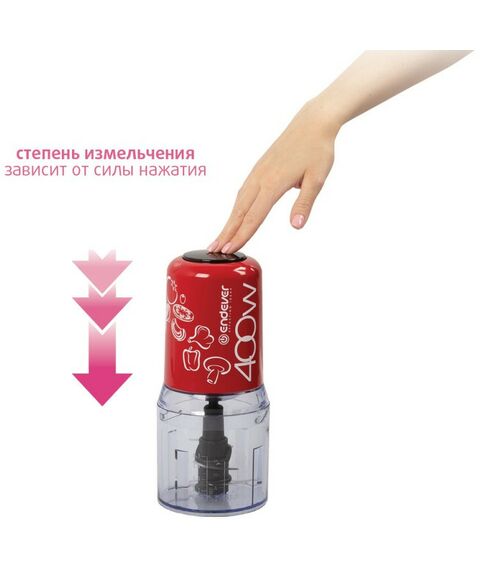 Блендеры: Измельчитель электрический Endever Sigma-64 красный [80737] фотографии