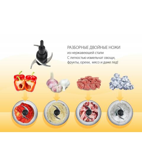 Блендеры: Измельчитель электрический Endever Sigma-64 красный [80737] фотографии