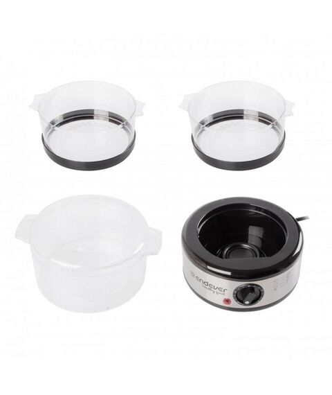 Пароварки: Пароварка Endever Vita-173 черный/стальной [90034] фотографии