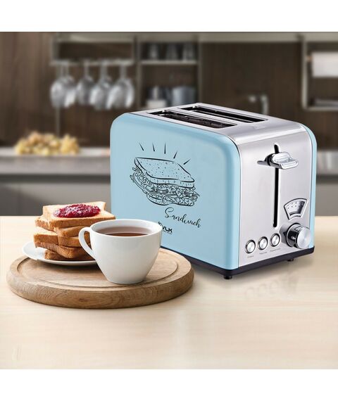 Тостеры: Тостер VLK Palermo 100 голубой [90280] фотографии