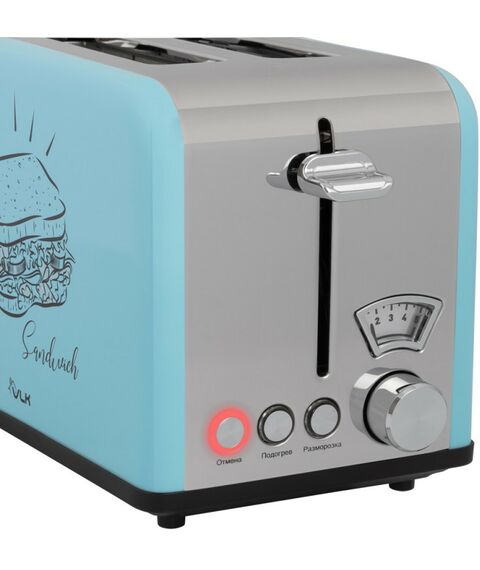 Тостеры: Тостер VLK Palermo 100 голубой [90280] фотографии