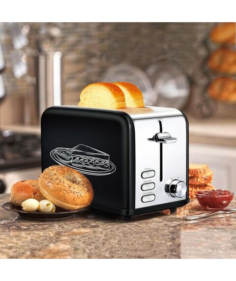 Тостеры: Тостер VLK Palermo 101 черный [90281] фотографии