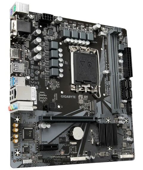 Материнские платы: Материнская плата GigaByte H610M H LGA1700 <H610> PCI-E Dsub+HDMI GbLAN SATA MicroATX 2DDR4 RTL фотографии
